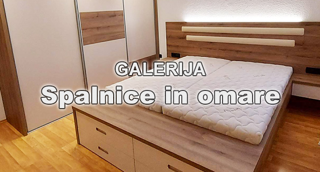 Spalnice in garderobne omare